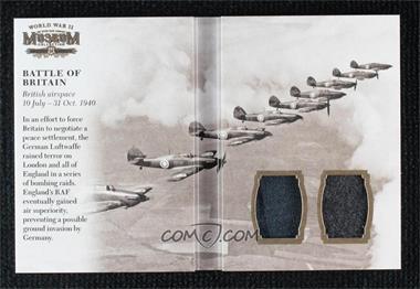 2016 Upper Deck Goodwin Champions - Museum Collection World War II Booklet Relics #MCWWII-BR - Battle of Britain