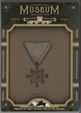 2016 Upper Deck Goodwin Champions - Museum Collection World War II Jumbo Relics #MC-OST - 5" x 7" - Order of the Sacred Treasure Medal