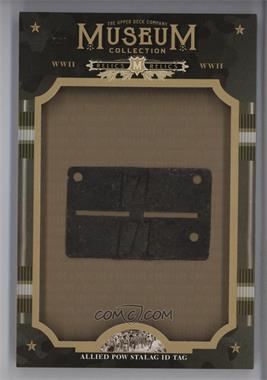 2016 Upper Deck Goodwin Champions - Museum Collection World War II Jumbo Relics #MC-PIT - 4" x 6" - Allied POW Stalag ID Tag