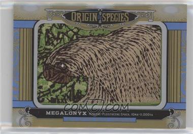 2016 Upper Deck Goodwin Champions - Origin of Species Patches #OS-218 - Tier 1 - Megalonyx