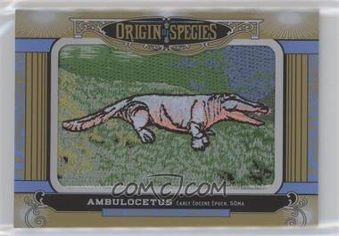 2016 Upper Deck Goodwin Champions - Origin of Species Patches #OS-280 - Tier 4 - Ambulocetus