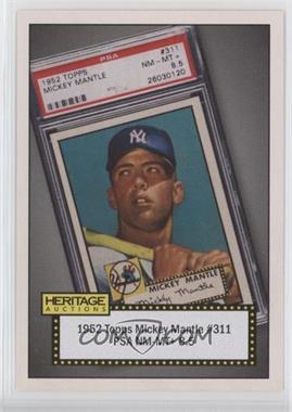 2017 Heritage Auctions Advertisement Cards - [Base] #10 - Mickey Mantle (1952 Topps)