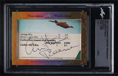 2017 Leaf Executive Collection Cut Signatures - [Base] - Gold #_CHRE - Christopher Reeve /1 [Cut Signature]