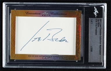 2017 Leaf Executive Collection Cut Signatures - [Base] - Gold #_JOBI.1 - Joe Biden /1 [Cut Signature]