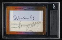 Muhammad Ali, Sonny Liston [Cut Signature] #/1