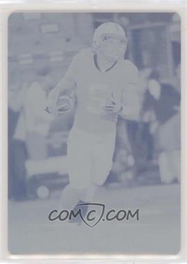 2017 Leaf MJ - WalMart [Base] - Printing Plate Cyan #01 - Christian McCaffrey /8