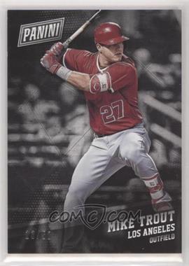 2017 Panini Black Friday - [Base] - Thick Stock #21 - Mike Trout /50