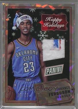 2017 Panini Black Friday - Happy Holidays Santa Hat Relics - Cracked Ice #HH-TF - Terrance Ferguson /25 [Noted]