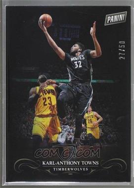 2017 Panini Black Friday - Panini Collection - Thick Stock #12 - Karl-Anthony Towns /50