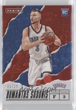 2017 Panini Father's Day - [Base] - Thick Stock #55 - Domantas Sabonis /25