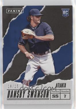 2017 Panini Father's Day - [Base] - Thick Stock #65 - Dansby Swanson /25