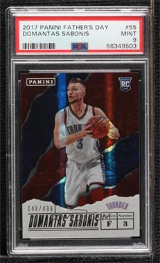 2017 Panini Father's Day - [Base] #55 - Domantas Sabonis /499 [PSA 9 MINT]