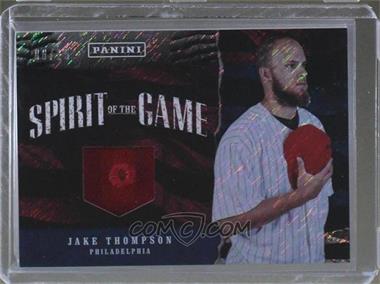 2017 Panini Father's Day - Spirit of the Game Relics - Rain #17 - Jake Thompson /15