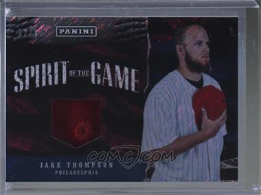 2017 Panini Father's Day - Spirit of the Game Relics - Rain #17 - Jake Thompson /15