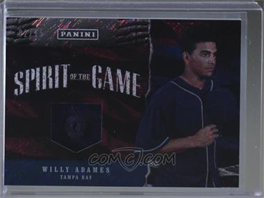 2017 Panini Father's Day - Spirit of the Game Relics - Rain #23 - Willy Adames /15 [Noted]