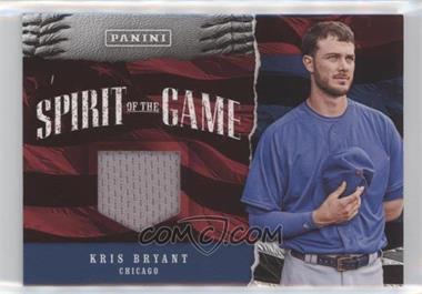 2017 Panini Father's Day - Spirit of the Game Relics #1 - Kris Bryant