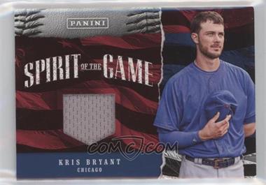 2017 Panini Father's Day - Spirit of the Game Relics #1 - Kris Bryant