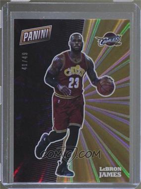 2017 Panini National Convention - [Base] - Rainbow Spokes #BK4 - LeBron James /49