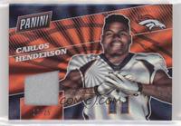 Carlos Henderson #/25