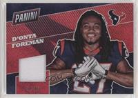 D'onta Foreman [EX to NM] #/49