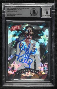 2017 Panini National Convention - VIP Prizm - Cracked Ice Prizm #84 - Richard Petty /25 [BAS BGS Authentic]