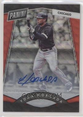 2017 Panini National Convention - VIP Prizm - Red Wave Prizm Autographs #75 - Yoan Moncada /15