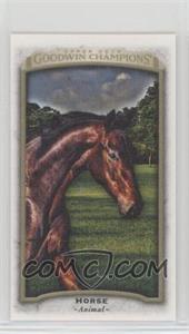 2017 Upper Deck Goodwin Champions - [Base] - Canvas Mini Blank Back #63 - Horizontal - Horse