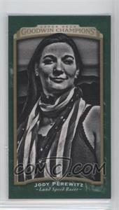 2017 Upper Deck Goodwin Champions - [Base] - Cloth Mini Lady Luck Back #147 - Black & White - Jody Perewitz /25