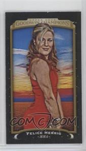 2017 Upper Deck Goodwin Champions - [Base] - Metal Mini Black Magician Back #28 - Felice Herrig /17