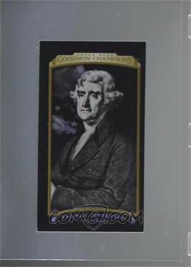 2017 Upper Deck Goodwin Champions - [Base] - Metal Mini Black Magician Back #53 - Horizontal - Thomas Jefferson /17 [Noted]