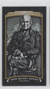 2017 Upper Deck Goodwin Champions - [Base] - Metal Mini Black Magician Back #6 - John Quincy Adams /17