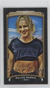 2017 Upper Deck Goodwin Champions - [Base] - Metal Mini Black Magician Back #78 - Horizontal - Felice Herrig /17