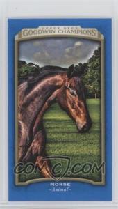 2017 Upper Deck Goodwin Champions - [Base] - Mini Royal Blue #63 - Horizontal - Horse