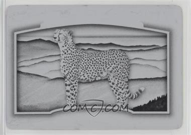 2017 Upper Deck Goodwin Champions - [Base] - Printing Plate Black #75 - Cheetah /1