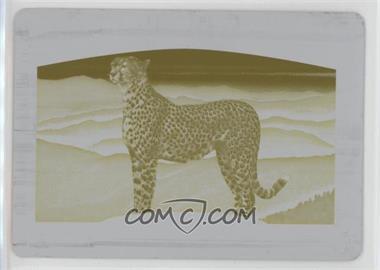 2017 Upper Deck Goodwin Champions - [Base] - Printing Plate Yellow #75 - Cheetah /1