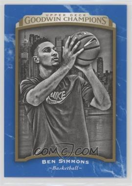 2017 Upper Deck Goodwin Champions - [Base] - Royal Blue #126 - Black & White - Ben Simmons