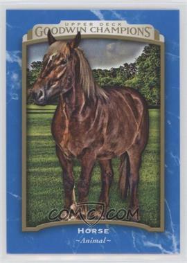 2017 Upper Deck Goodwin Champions - [Base] - Royal Blue #13 - Horse