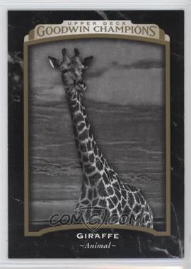 2017 Upper Deck Goodwin Champions - [Base] #118 - Black & White - Giraffe