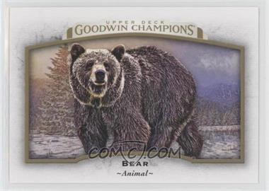 2017 Upper Deck Goodwin Champions - [Base] #62 - Horizontal - Bear, Bear