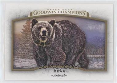 2017 Upper Deck Goodwin Champions - [Base] #62 - Horizontal - Bear, Bear