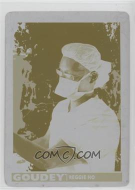 2017 Upper Deck Goodwin Champions - Goudey - Printing Plate Yellow #G21 - Reggie Ho /1