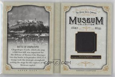 2017 Upper Deck Goodwin Champions - Museum Collection Legacy Mexican-American War Booklet Relics #MCLB-CH - Battle Of Chapultepec