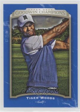 2017 Upper Deck Goodwin Champions - Royal Blue Achievements #RB-1 - Tiger Woods