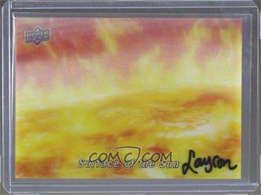 2017 Upper Deck Goodwin Champions - Wonders of the Universe Artist Autographs #U-4 - Layron DeJarnette - Surface Of the Sun /25