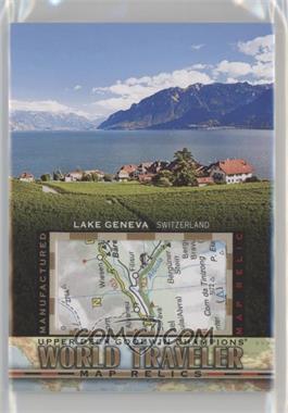 2017 Upper Deck Goodwin Champions - World Traveler Map Relics #WT-22 - Lake Geneva, Switzerland