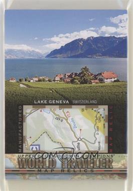 2017 Upper Deck Goodwin Champions - World Traveler Map Relics #WT-22 - Lake Geneva, Switzerland