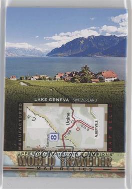 2017 Upper Deck Goodwin Champions - World Traveler Map Relics #WT-22 - Lake Geneva, Switzerland