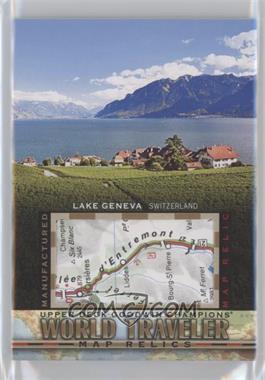 2017 Upper Deck Goodwin Champions - World Traveler Map Relics #WT-22 - Lake Geneva, Switzerland
