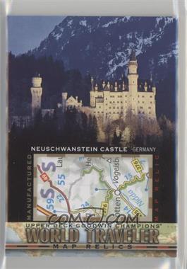 2017 Upper Deck Goodwin Champions - World Traveler Map Relics #WT-29 - Neuschwanstein Castle, Germany