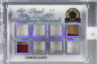 2018-19 Leaf Pearl - Magnificent Materials 8 #MM-09 - LeBron James /9 [Uncirculated]